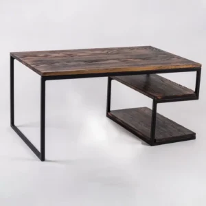 ترابيزة انتريه خشبية بأرفف