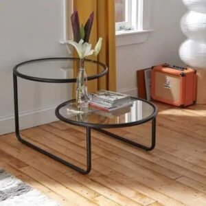 ترابيزة انتريه دورين زجاج مزدوجة