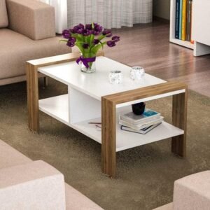 ترابيزة خشب بمستويين للانتريه