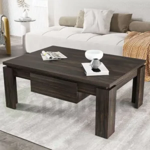 ترابيزة خشب مستطيلة لغرفة المعيشة