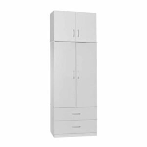 دولاب ملابس صغير - أبيض