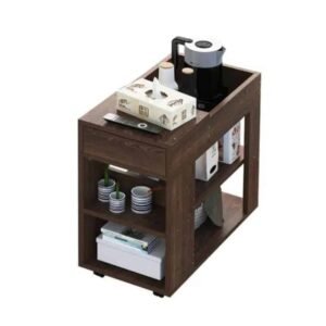 ركن قهوة خشب بني (60×40×60 سم)