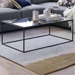 طاولة انتريه زجاج مستطيلة (120×70×45 سم)