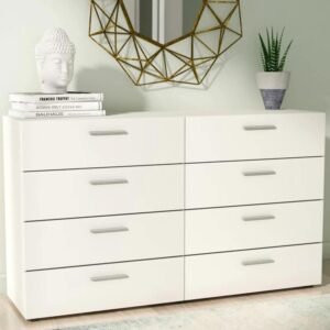 طاولة تزيين خشب مودرن مع 8 ادراج