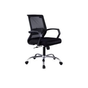 كرسي أسود شبكي