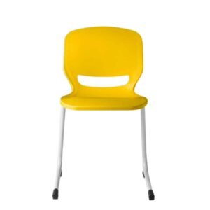 كرسي اطفال سمايل كريليك وأرجل معدنية