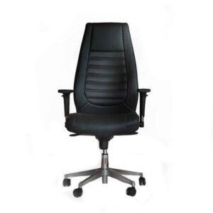 كرسي مدير أسود قابل للتعديل