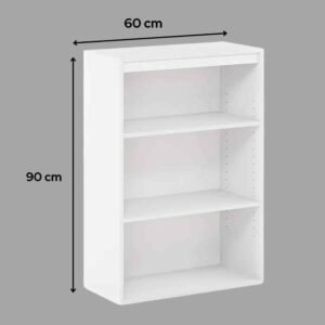 مكتبة حائط صغيرة للكتب (60×90×30 سم)